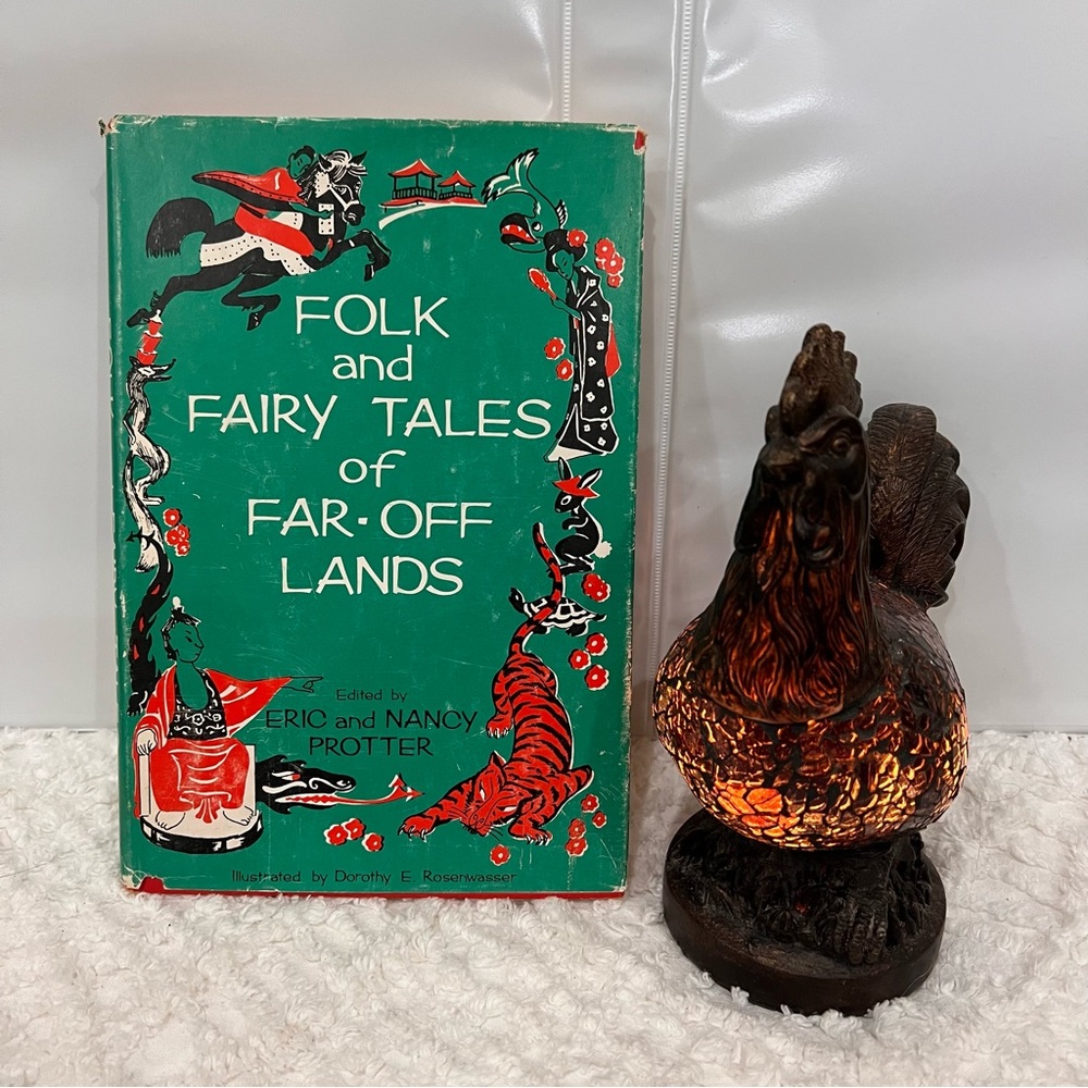 Folk and Fairy Tales of Far-Off Lands hardcover dust jacket copyright 1965